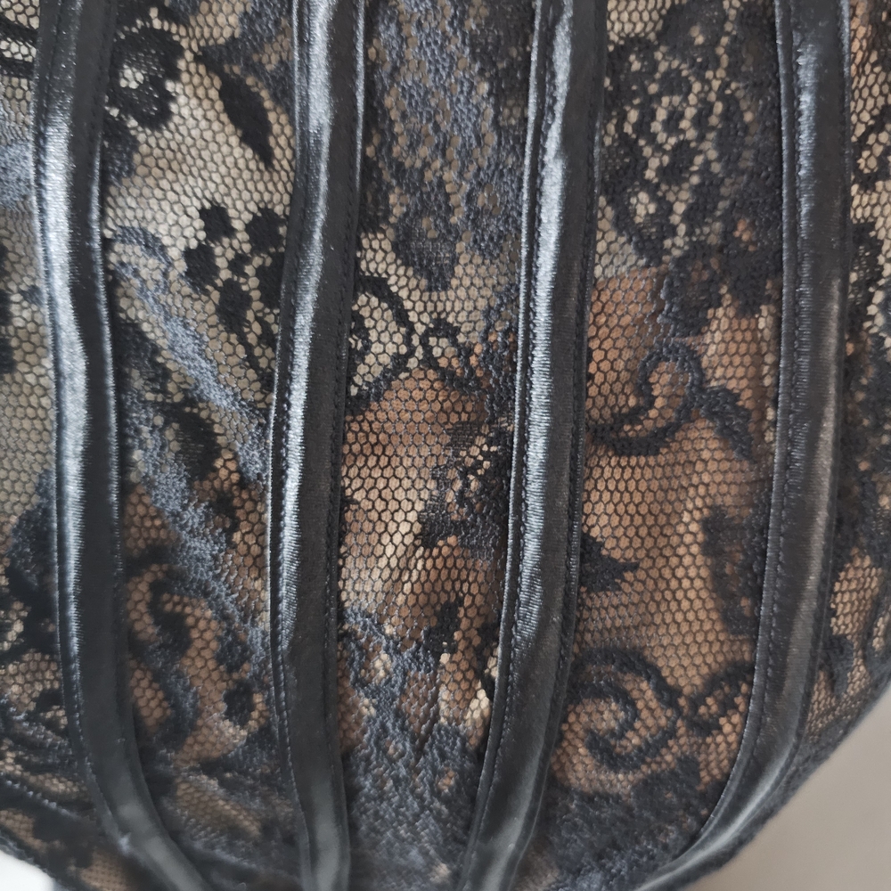 SL Fashions Black Lace Midi Dress - Picture 5 of 16